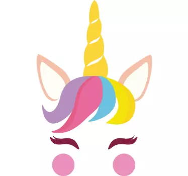 Eenhoorn iPhone sticker - TenStickers