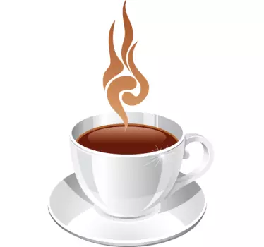 Sticker keuken tas koffie - TenStickers