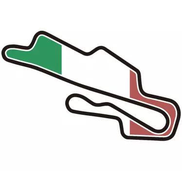 Mugello circuit autosticker - TenStickers