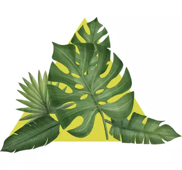Muurstickers planten Tropische bladeren - TenStickers
