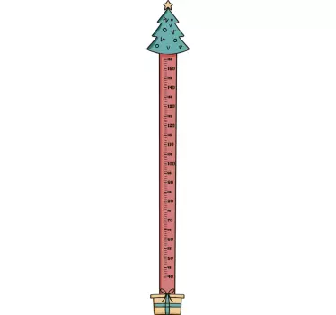 Muursticker groeimeter kinderen - TenStickers