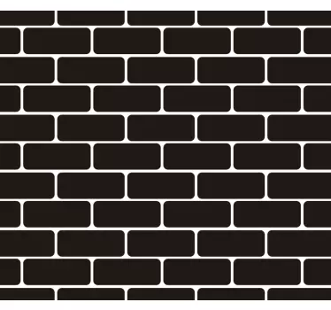 Bakstenen venster textuur muur decor - TenStickers