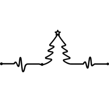 Kerststickers diagram - TenStickers
