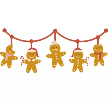 Kerststickers mannetjes - TenStickers