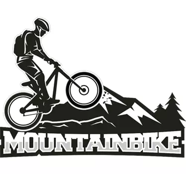 Stickers sport mountainbike - TenStickers
