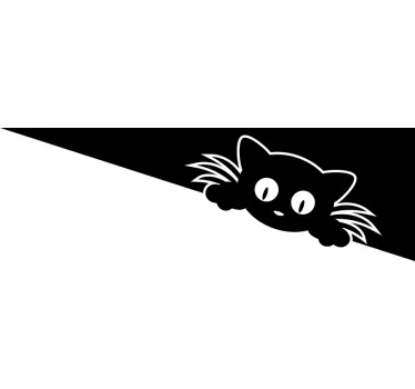Grappige tekening voor badkamer sticker - TenStickers