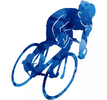 Muur zelfklevende sticker fiets fietsen - TenStickers