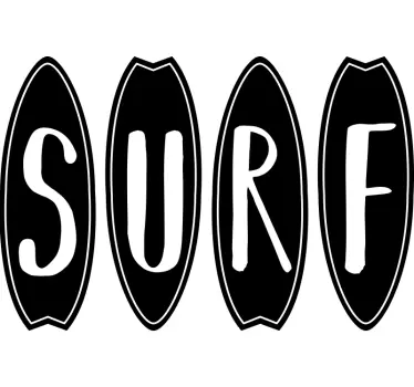 Surf in surfplanken - TenStickers