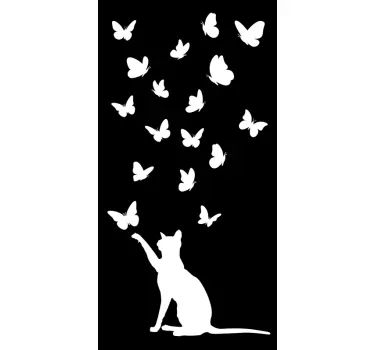 Vlinders raamzelfklevende sticker - TenStickers