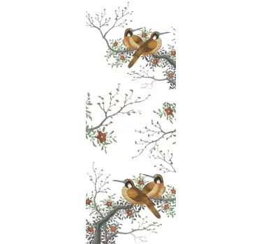 Raamsticker vogels en takken - TenStickers
