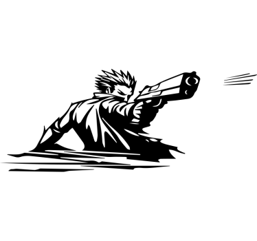 Schutter vinyl zelfklevende autosticker - TenStickers