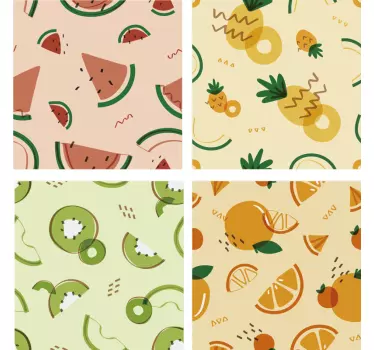 Fruit tegelstickers voor in de keuken - TenStickers