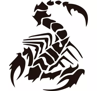 Auotsticker schorpioen zelfklevende - TenStickers
