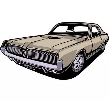 Mustang auto zelfklevende sticker - TenStickers