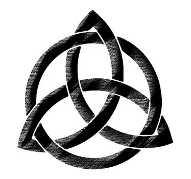 Sticker geometrische vormen keltisch knooppatroon - TenStickers