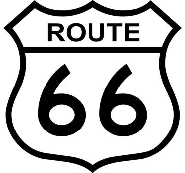 Auto sticker Route 66 - TenStickers