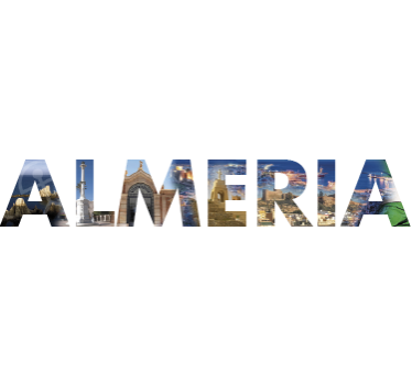 Uitzichtpunten van almeria sticker landen en steden - TenStickers