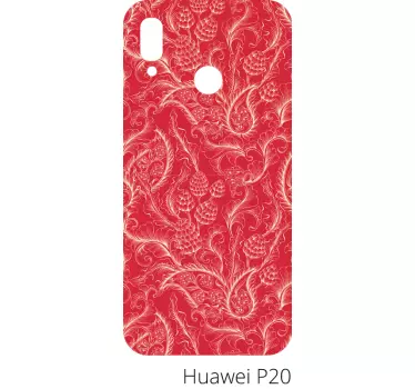 Botanisch motief huawei sticker - TenStickers