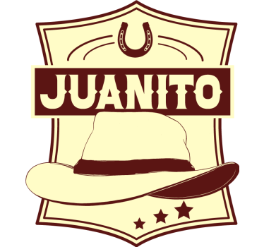 Koelkast stickers Cowboyhoed met naam - TenStickers