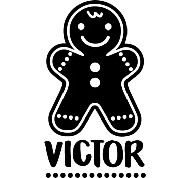 Kerststickers Kerstkoekjes - TenStickers