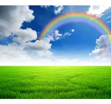 Sticker natuur regenboog - TenStickers