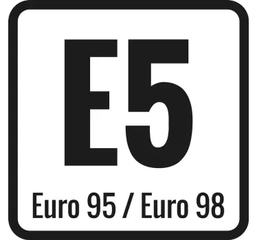 Autostickers E5 euro - TenStickers