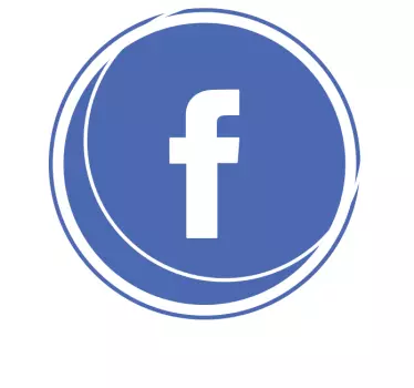 Etalage sticker social media embleem - TenStickers