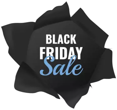 Zwarte vrijdag kortingen evenement black friday sticker - TenStickers
