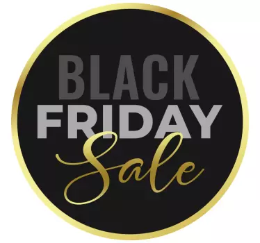 Korting sticker black friday sale bonanza - TenStickers