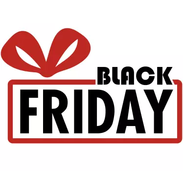 Promotioneel winkelevenement black friday sticker - TenStickers
