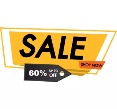 Aankondiging van een promotieaanbieding korting sticker - TenStickers