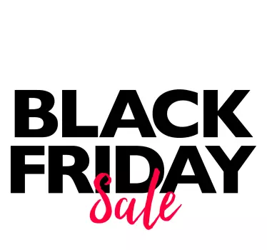 Black friday-uitverkoop extravaganza etalage sticker - TenStickers