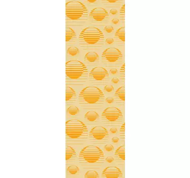 Koelkast stickers Retro zon tekenen - TenStickers