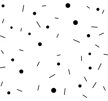 Abstract stippenpatroon sticker geometrische vormen - TenStickers