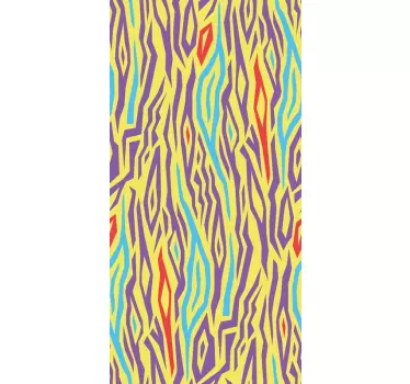 Kleurrijk abstract element iPhone sticker - TenStickers