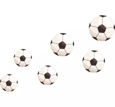 Voetbal stickers Voetbal hoofdeinde - TenStickers