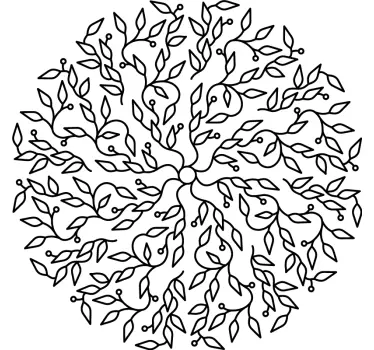 Boom muursticker Boom des levens abstract - TenStickers