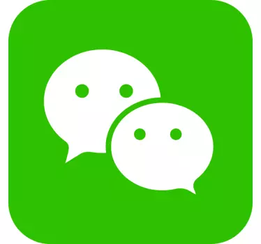 Communicatie-icoon etalage sticker - TenStickers