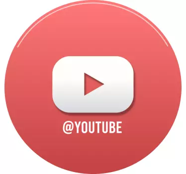 Etalage sticker iconisch videoplatform - TenStickers