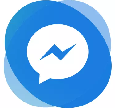 Etalage sticker communicatiesymbool - TenStickers