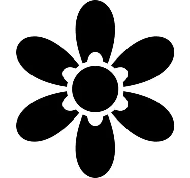 Fietssticker Bloemen zonnefiets - TenStickers