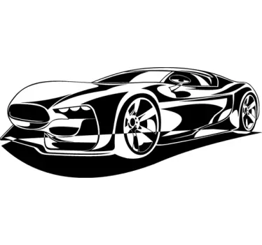 Sticker sport auto - TenStickers
