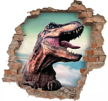 Dino muursticker realistisch - TenStickers