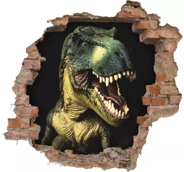 Dino muursticker lenticulaire 3d - TenStickers