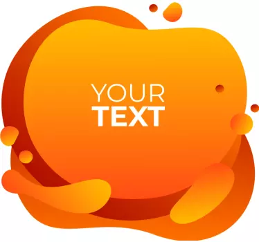Etalage sticker aanpasbare kleurrijke vorm - TenStickers