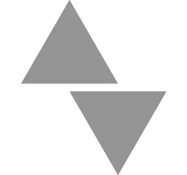Sticker geometrische vormen driehoekige schikking - TenStickers