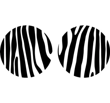 Sticker geometrische vormen gestileerde cirkelpatronen - TenStickers