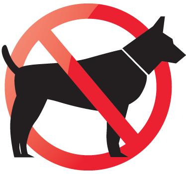 Verboden voor Honden Sticker - TenStickers