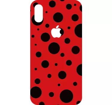 iPhone mobiel stickers Lieveheersbeestje patroon - TenStickers
