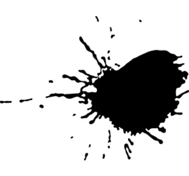 Verf Splash Muursticker - TenStickers